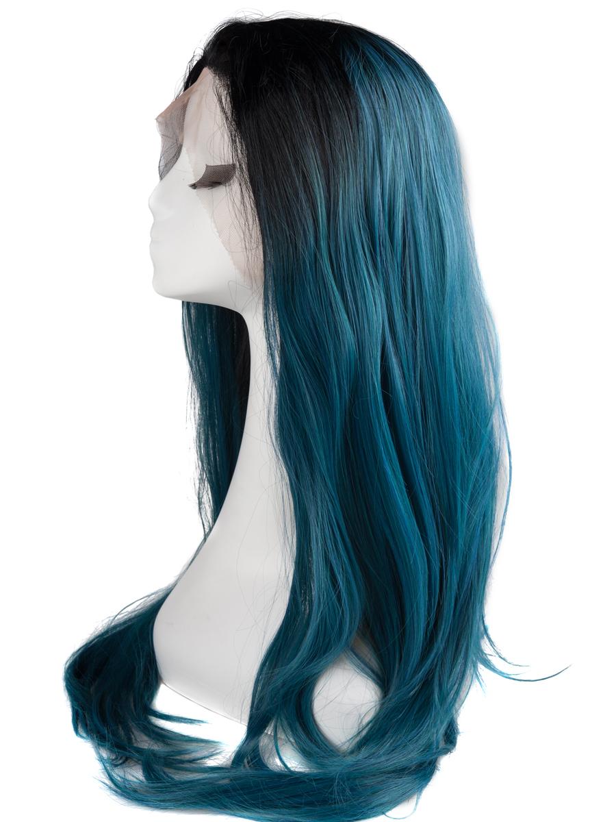 Black and Medium Blue Ombre 24