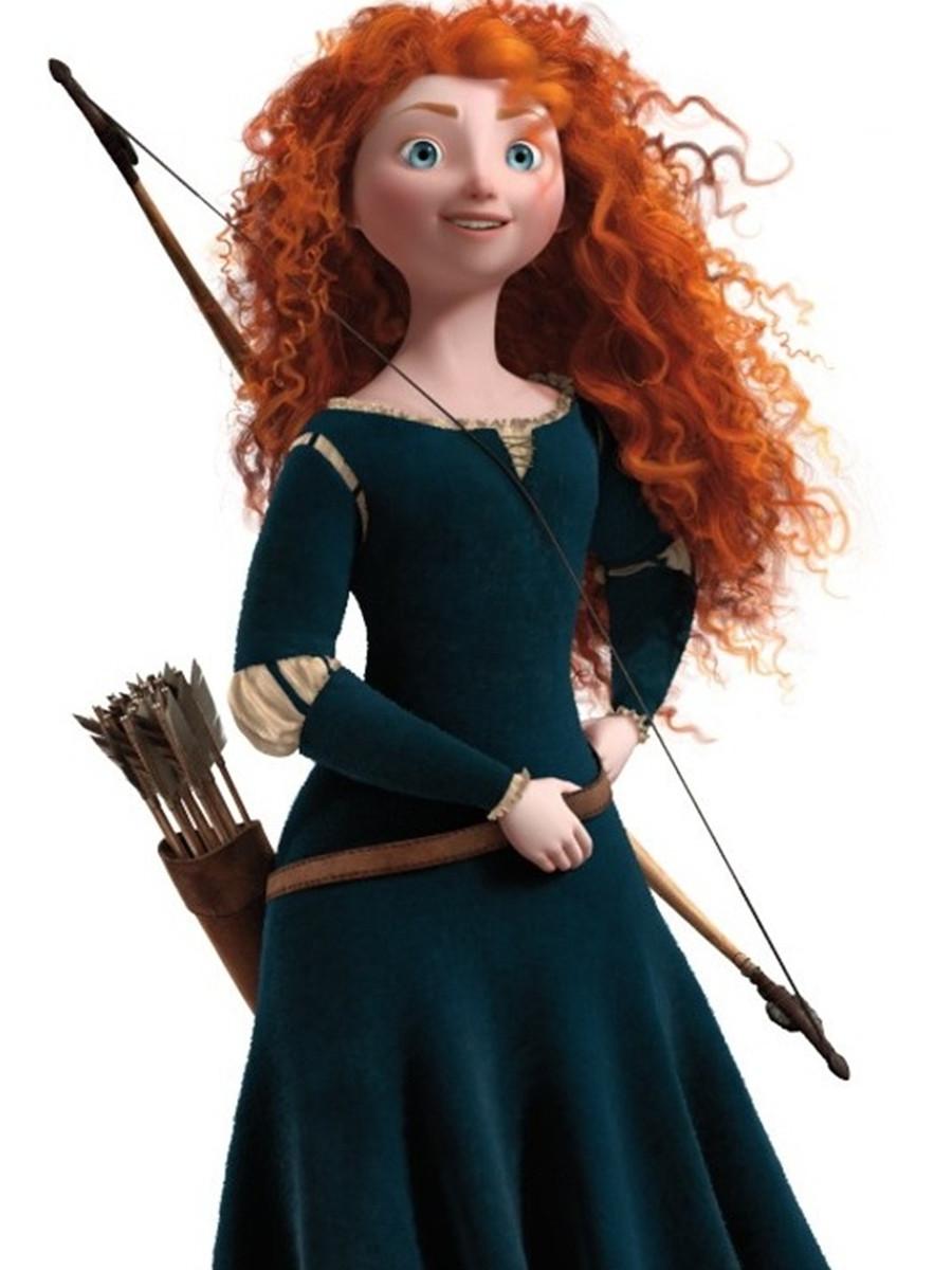 Merida of Brave Costume Wig ABHAIR