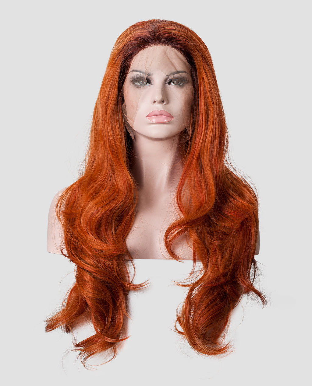 Ombre Orange Wavy 24