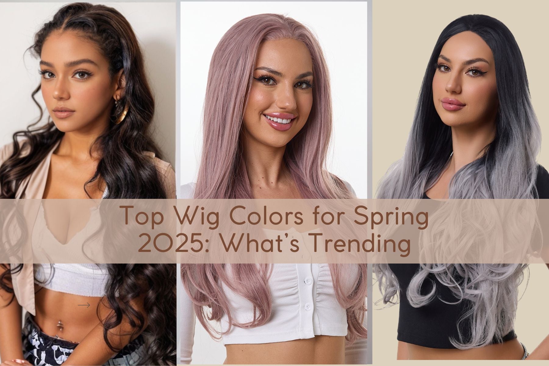 Top Wig Colors for Spring 2025: What’s Trending