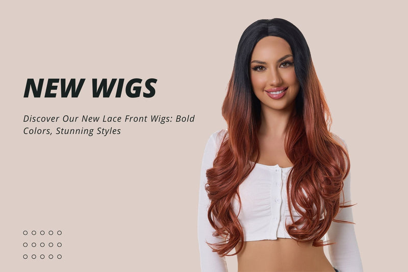 Discover Our New Lace Front Wigs: Bold Colors, Stunning Styles