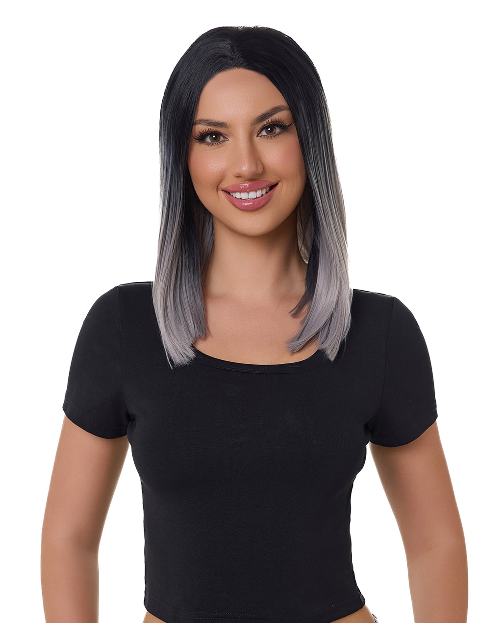 Short Bob Synthetic Ombre Lace Front Wig