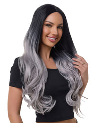 Gray Mix Ombre 22" Body Wave Wig