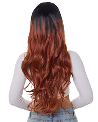 Brown Ombre 24" Wavy Wig