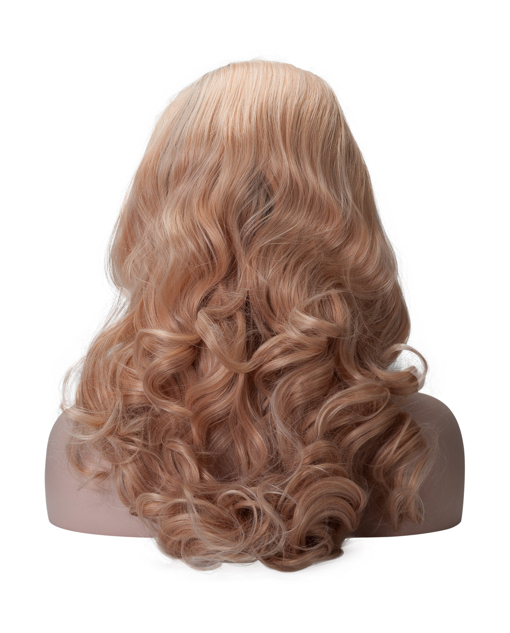 Medium Brown Ombre 18" Wavy Wig