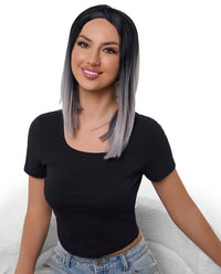 Short Bob Synthetic Ombre Lace Front Wig