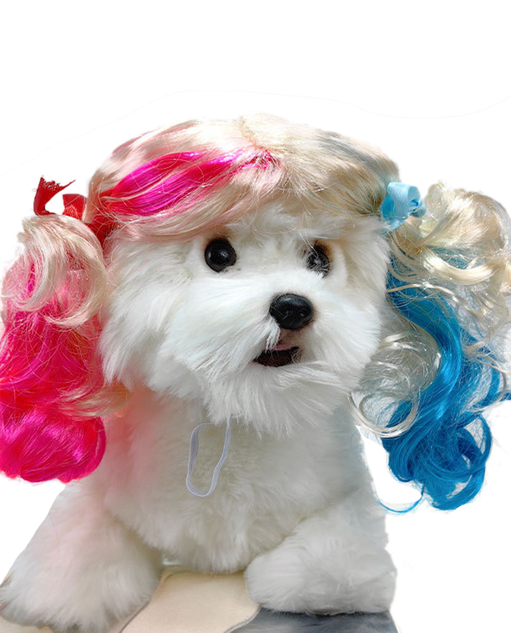 Harley Quinn Blue and Pink Pet Wig