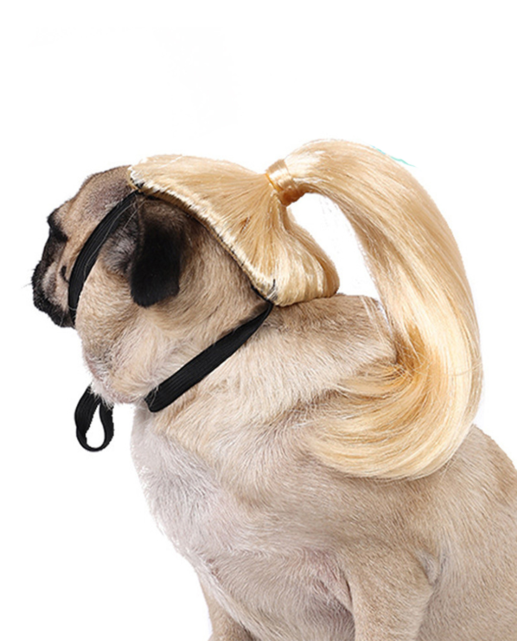 Long Synthetic Blonde Pet Wig