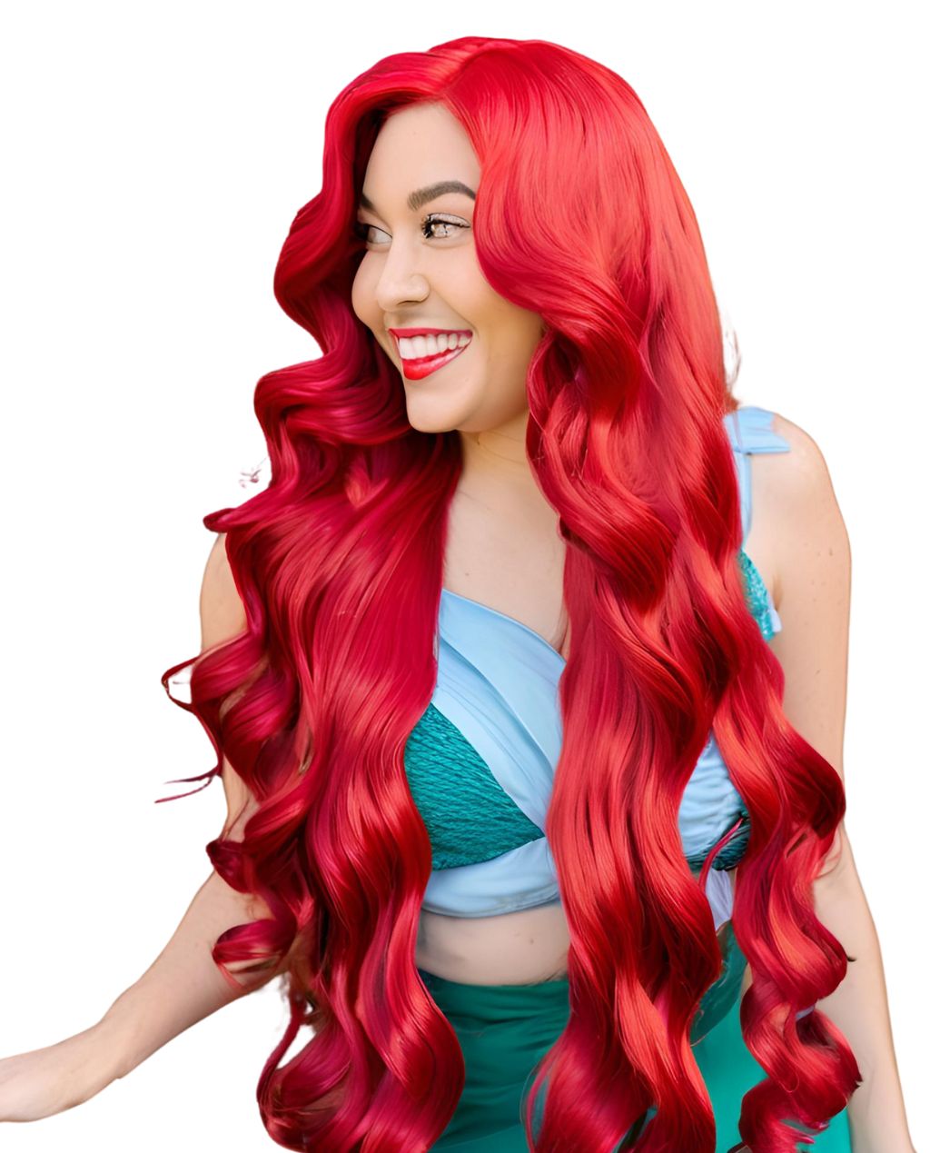 The Little Mermaid - Princess Ariel Inspired  Synthetic Costume Wig