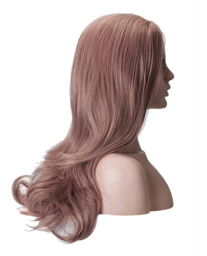 18"  Blush Wavy Synthetic Lace Front Wig