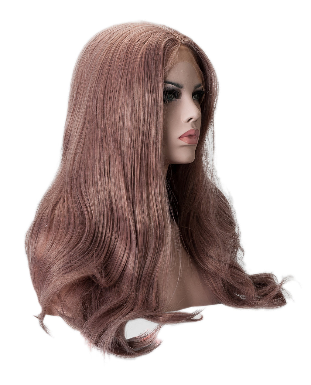 18"  Blush Wavy Synthetic Lace Front Wig